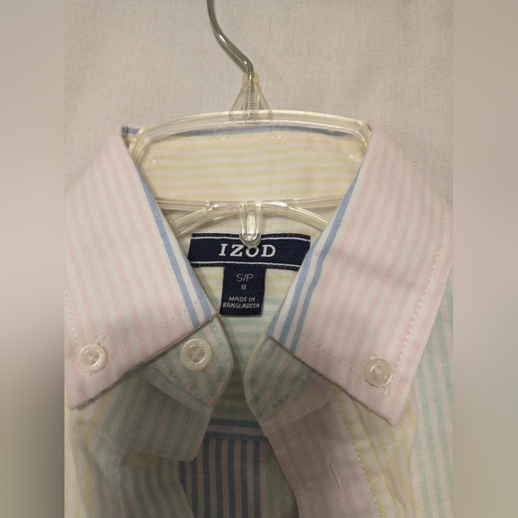 🟢 3/$11 IZOD Boy's Button down Shirt - Picture 4 of 6